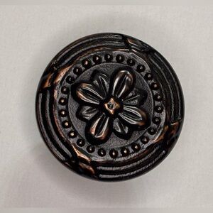 Emtek, Ribbon and Reed, 11/4" (32mm) Round Knob, Oil Rubbed Bronze